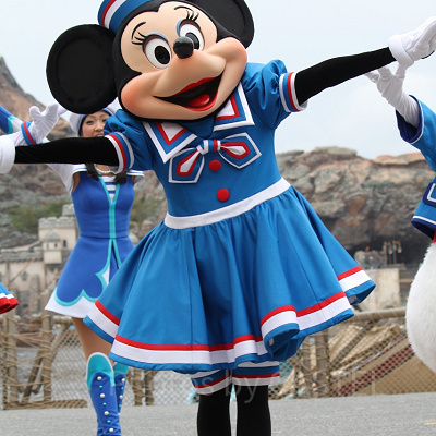 ディズニーシーのショー、「ミート＆スマイル」のミニーちゃん