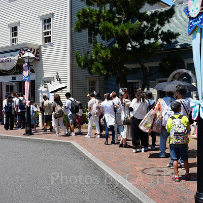 【ディズニーシーのショーレストラン】ケープコッド・クックオフ：予約者の待機列