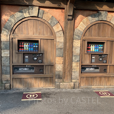ディズニーシーの自動販売機