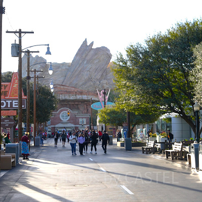 カリフォルニアアナハイムディズニー：カーズランド