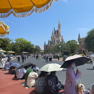 ディズニーランド混雑状況