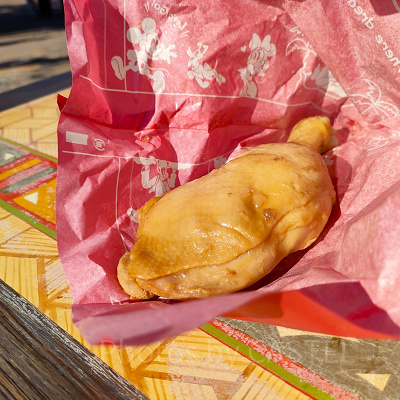 ディズニーランド食べ物：テリヤキチキンレッグ