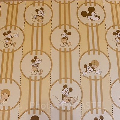 ディズニーランドホテル・ミッキーマウスルームの壁紙
