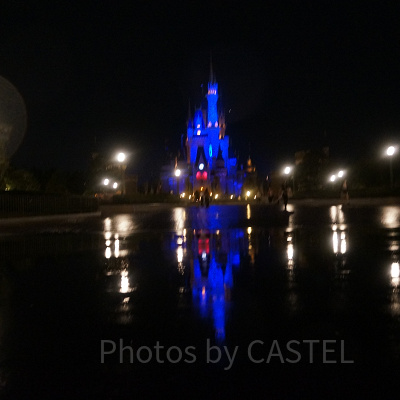 雨の日のディズニーランド