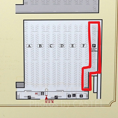 ディズニーランドの送迎区画の場所