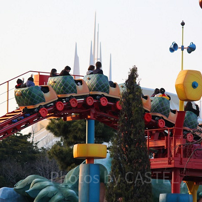 ディズニーランド内唯一のお子さん向けジェットコースター