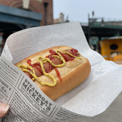 ディズニーシー食べ歩き:ホットドッグ