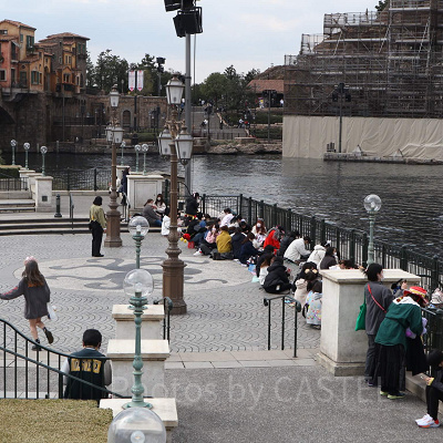 ディズニーシー3月混雑状況レポート:リドアイル(11:30頃)