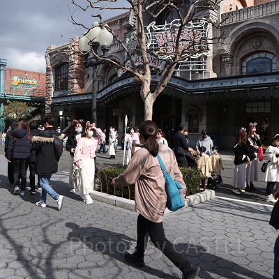 ディズニーシー3月混雑状況レポート：トイ・ストーリー・マニアの待ち列（10:00頃）