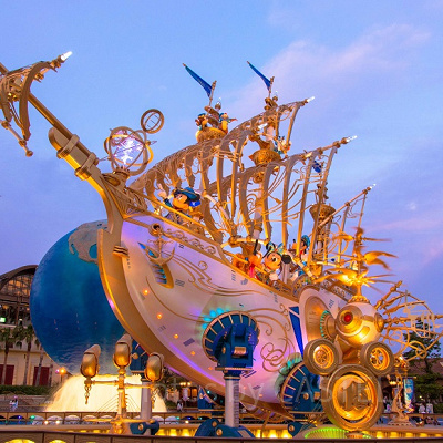 ディズニーシー・プラザ<br />設定:18㎜ SS1/20 F9.0 ISO320