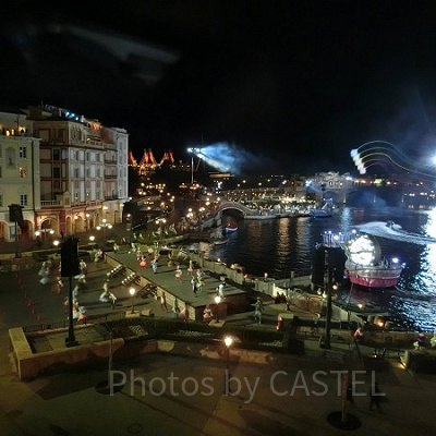 ハーバールームピアッツァビューから見たディズニーシー