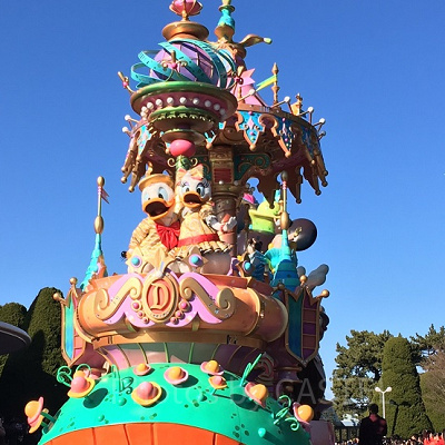 ドナルド、デイジーのフロート