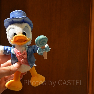 ドナルドぬいぐるみバッジ