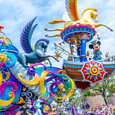 東京ディズニーランドの「ドリーミング・アップ」