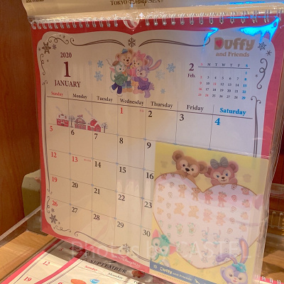 ダッフィーカレンダー①壁掛け