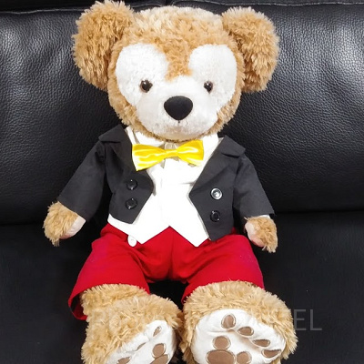 ミッキーの衣装を着たダッフィー（Mサイズ）