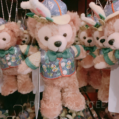 ダッフィーぬいぐるみバッジ