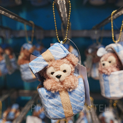 ダッフィーぬいぐるみチャーム（ダッフィー＆フレンズのウィンター・トゥインクリング・タウン）