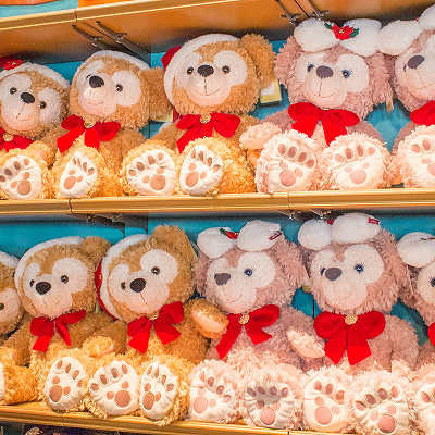 ダッフィー＆シェリーメイのぬいぐるみ