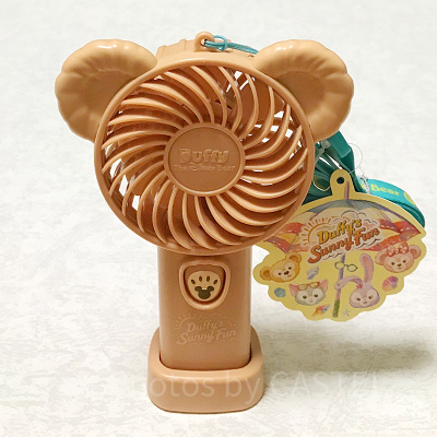 ダッフィーのハンディー扇風機