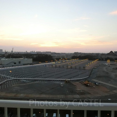 早朝のディズニーリゾート