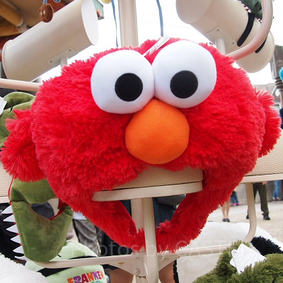 エルモぬいぐるみハット