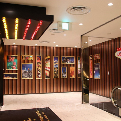 ラスベガスをイメージしたエントランス