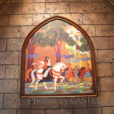 シンデレラのフェアリーテイル・ホールのエントランス