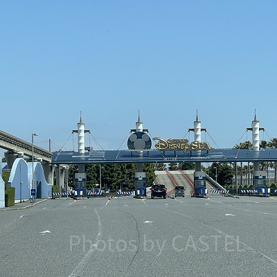 ディズニーシーの駐車場入口
