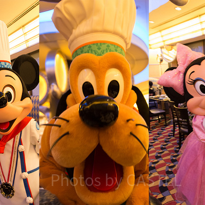 ディズニーリゾートのキャラクターダイニング例