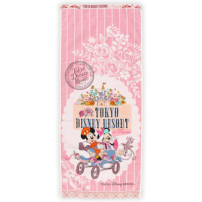 フェイスタオル(ディズニー春のお花グッズ)