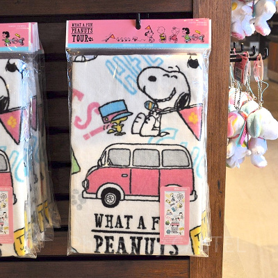 フェイスタオル／WHAT A FUN PEANUTS TOUR