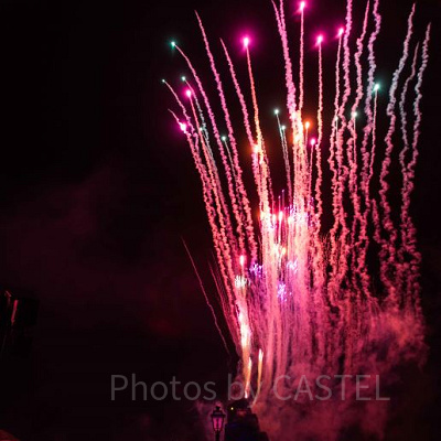 ファンタズミック！と花火がWで楽しめるSSコロンビア号のデッキ