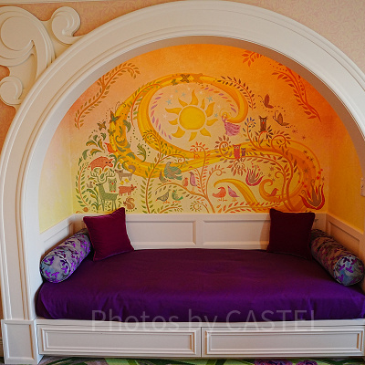 ファンタジーシャトーのアルコーヴベッド