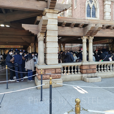 2023年2月ディズニーシー混雑状況レポート：タワーオブテラーは運営開始前から長蛇の列が！