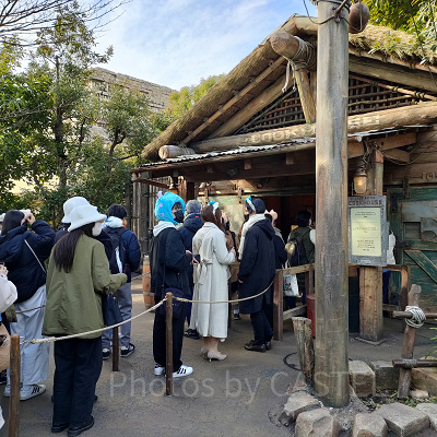 2023年2月ディズニーシー混雑状況レポート：スパイシイースモークチキンレッグの列