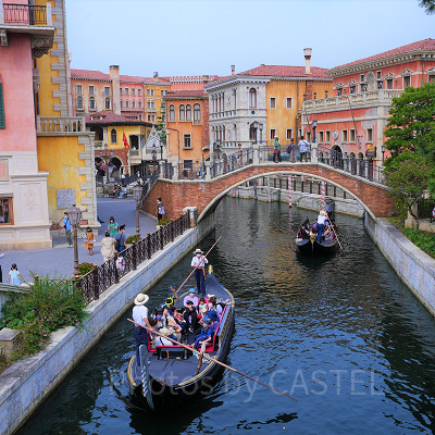 ゴンドラに乗って気分はイタリア旅行
