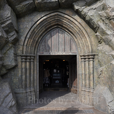 ハリーポッターエリアのフィルチの没収品店
