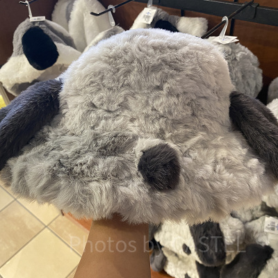 スヌーピーの耳付きふわふわバケットハット