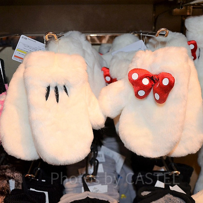 キッズ用のふわふわミトン手袋