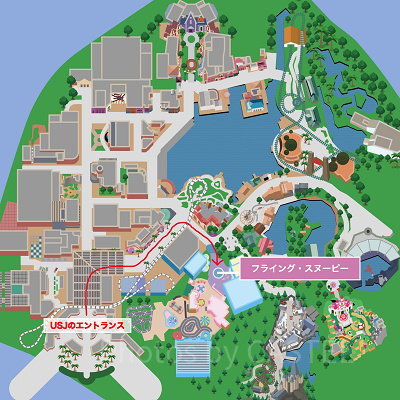 フライング・スヌーピーの場所