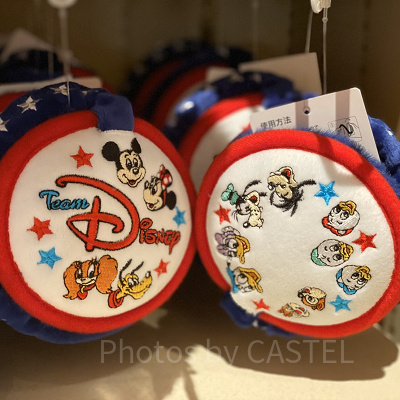 折りたためる耳あて（折りたたんだ状態）