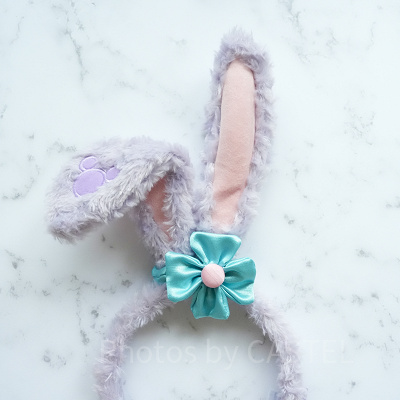 片耳を折るのは、ミッキーシェイブのある右耳がおすすめ