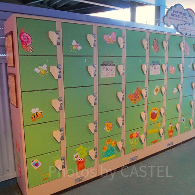 ワンダーランドにある出し入れ自由なコインロッカー