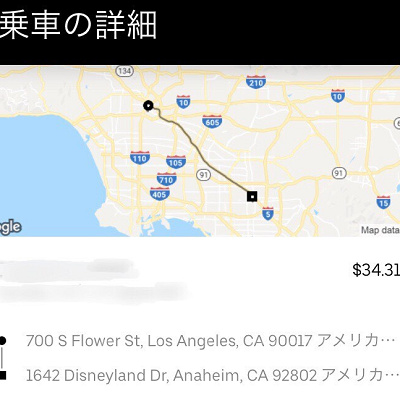 ロサンゼルスのダウンタウンからディズニーまで