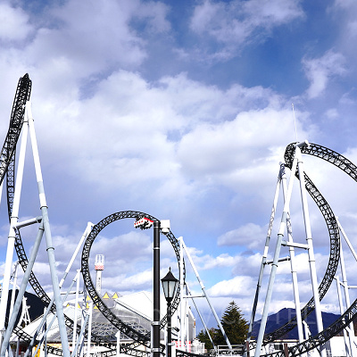 富士急ハイランドの絶叫コースター