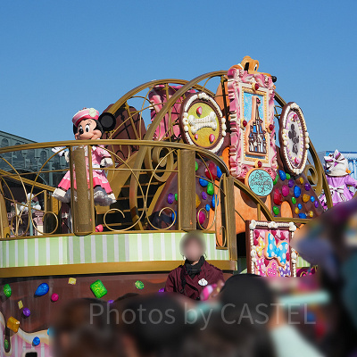 ギャラリーのフロート（ミニー）