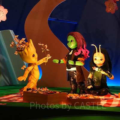 ガモーラとマンティス(イッツ・ア・スモールワールドwithグルート)