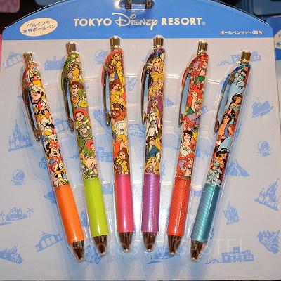 ゲルインキ総柄プリント（6本）