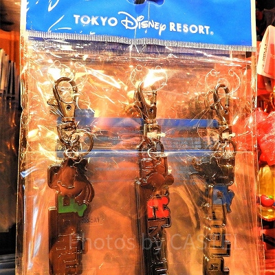 仲良しトリオのキーチェーン